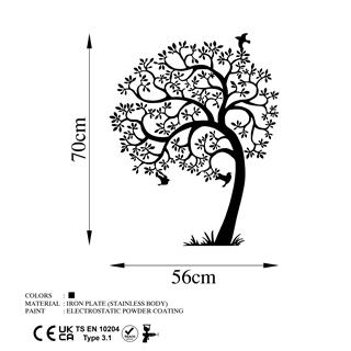 Metal Duvar Dekorları Model-565