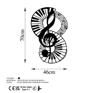 Metal Duvar Dekorları Model-576