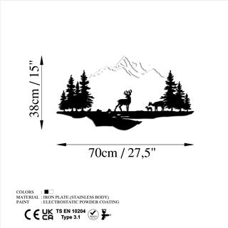 Metal Duvar Dekorları Model-658-A