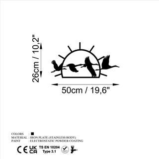 Metal Duvar Dekorları Model-690