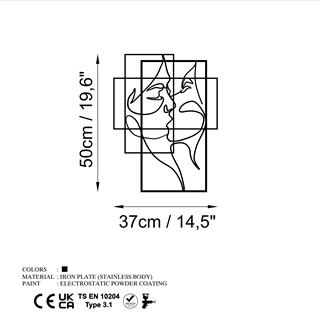 Metal Duvar Dekorları Model-700