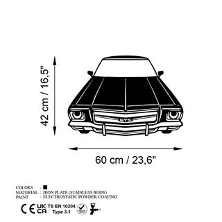 Metal Duvar Dekorları Model-857