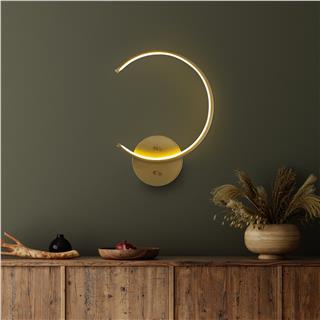 LedLi Aplik Parlak Gold Moon-13329