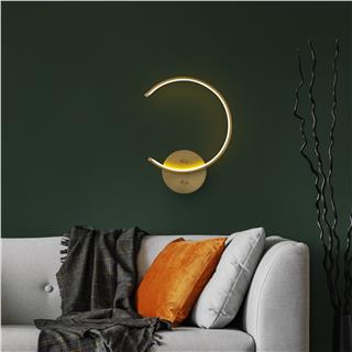 LedLi Aplik Parlak Gold Moon-13329