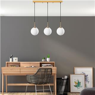 Camlı 3Lü Sıralı Sarkıt Parlak Gold Orbıtal-20-14052