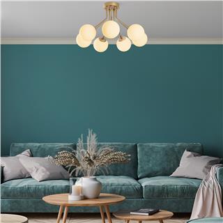 Camlı 7Li Plafönyer Parlak Gold Orıon-13967