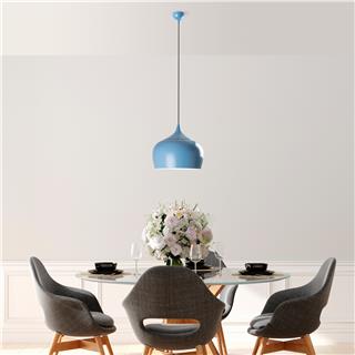 Metal Sıvama Tekli Sarkıt Patine Z10-3761-Lıghtblue