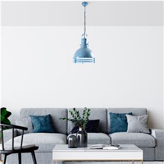 Metal Sıvama Tekli Sarkıt Mavi Saglam-3762-Lıghtblue