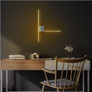LedLi Aplik Mat Gri Sarf-13618