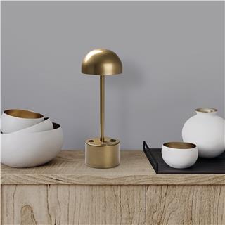 LedLi Şarjlı Masa Lambası Parlak Gold Sept-13373