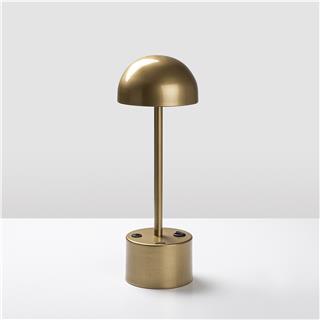 LedLi Şarjlı Masa Lambası Parlak Gold Sept-13373