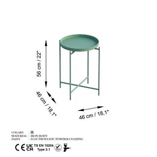 Shb-007-D Metal Sehpa Shb-007-D-Srk