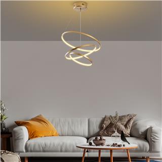LedLi Avize Parlak Gold Sımıt-13700