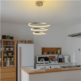 LedLi Avize Parlak Gold Sımıt-13700