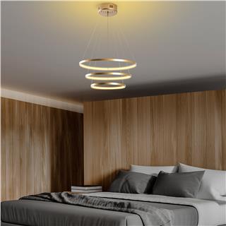 LedLi Avize Parlak Gold Sımıt-13700
