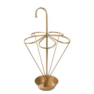 Altın Gold Metal Dekoratif Şemsiyelik Modern Tasarım Antre Ofis Şemsiye Standı,SMS-001