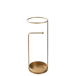 Altın Gold Metal Şemsiyelik Uzun ve Kısa Şemsiye Askılı Modern Antre Düzenleyici,SMS-003
