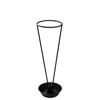 Mat Siyah Metal Şemsiyelik 70 cm Minimal Dekoratif Ofis Kapı Önü Standı,SMS-006-A