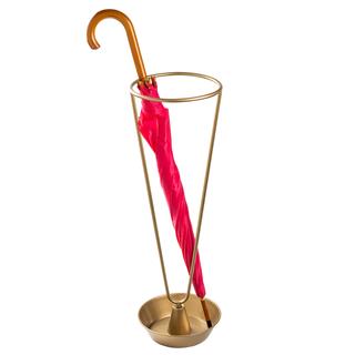Altın Gold Metal Şemsiyelik 70 cm Minimal Dekoratif Ofis Kapı Önü Standı,SMS-006
