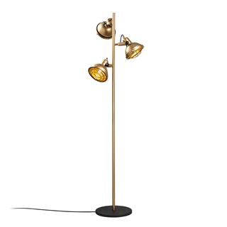 Metal Sıvama 3Lü Lambader Parlak Gold Spoly-13796