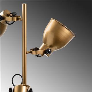 Metal Sıvama 3Lü Lambader Parlak Gold Spotkafası-13786