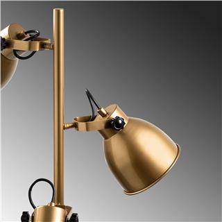 Metal Sıvama 3Lü Lambader Parlak Gold Spotkafası-13786