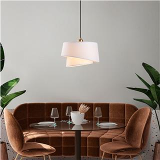 Abajur Başlıklı Tekli Sarkıt Parlak Gold Stage-14704
