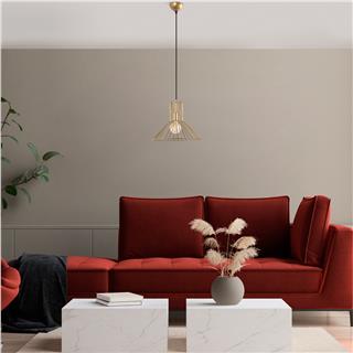 Tel Tekli Sarkıt Parlak Gold Tabut-Mr-757-1