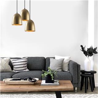 Altın Metal Dövmeli Sarkıt Avize Bal Peteği Desenli Modern Salon E27duylu,TATTOO-C-NUS-6166