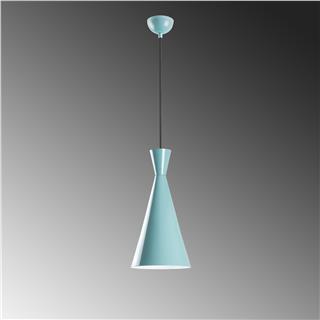 Metal Sıvama Tekli Sarkıt Parlak Turkuaz Tom-3541-Turquoıse