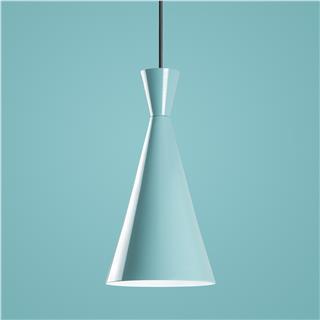 Metal Sıvama Tekli Sarkıt Parlak Turkuaz Tom-3541-Turquoıse