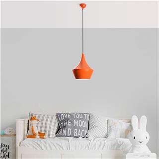 Metal Sıvama Tekli Sarkıt Pütürlü Siyah Tom-3551-Orange