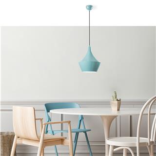 Metal Sıvama Tekli Sarkıt Pütürlü Siyah Tom-3551-Turquoıse