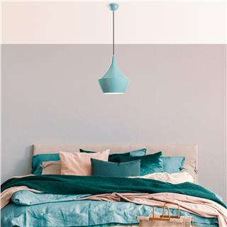 Metal Sıvama Tekli Sarkıt Pütürlü Siyah Tom-3551-Turquoıse
