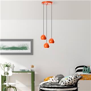 Metal Sıvama 3Lü Tepsi Sarkıt Orange Top-15-241-1-Orange