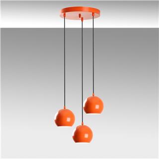 Metal Sıvama 3Lü Tepsi Sarkıt Orange Top-15-241-1-Orange