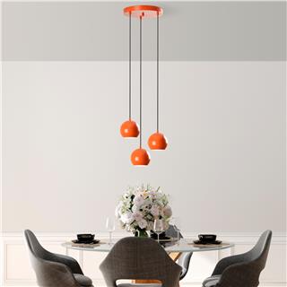Metal Sıvama 3Lü Tepsi Sarkıt Orange Top-15-241-1-Orange