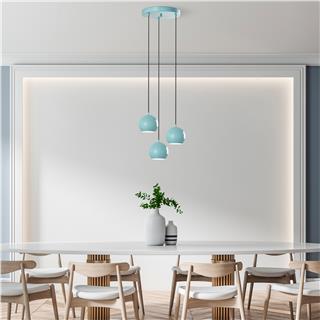 Metal Sıvama 3Lü Tepsi Sarkıt Parlak Turkuaz Top-15-241-1-Turquoıse