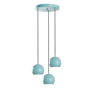 Metal Sıvama 3Lü Tepsi Sarkıt Parlak Turkuaz Top-15-241-1-Turquoıse
