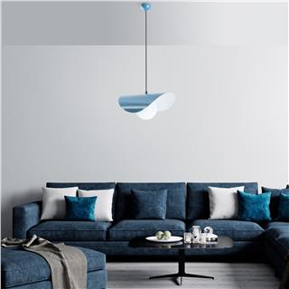 Camlı Tekli Sarkıt Mavi Vatoz-Nus-2866-Lıghtblue