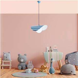 Camlı Tekli Sarkıt Mavi Vatoz-Nus-2866-Lıghtblue