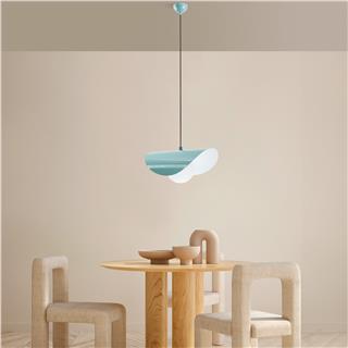 Camlı Tekli Sarkıt Parlak Turkuaz Vatoz-Nus-2866-Turquoıse