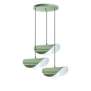 Camlı 3Lü Tepsi Sarkıt Green Vatoz-Nus-6141-Mıntgreen