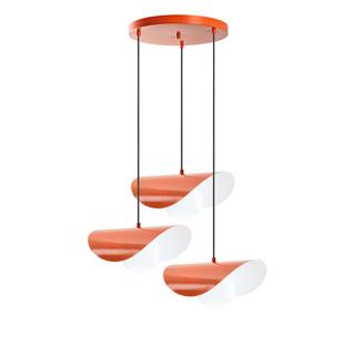 Camlı 3Lü Tepsi Sarkıt Orange Vatoz-Nus-6141-Orange