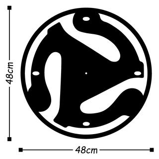 Metal Duvar Dekorları Watch-005