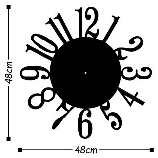 Metal Duvar Dekorları Watch-014-A