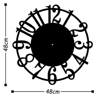Metal Duvar Dekorları Watch-015-A