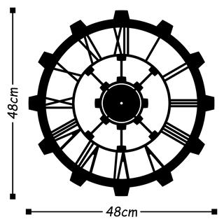 Metal Duvar Dekorları Watch-016-B