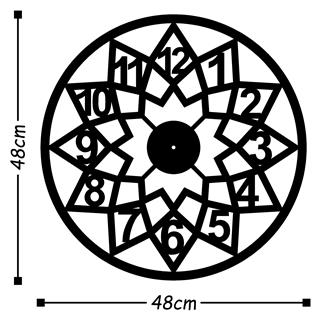 Metal Duvar Dekorları Watch-020-B