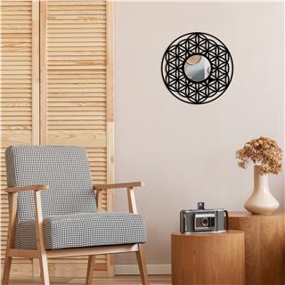 Metal Duvar Dekorları Pütürlü Siyah Wm-006